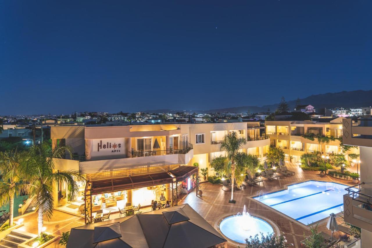 Helios Apartments Kato Daratso Bagian luar foto