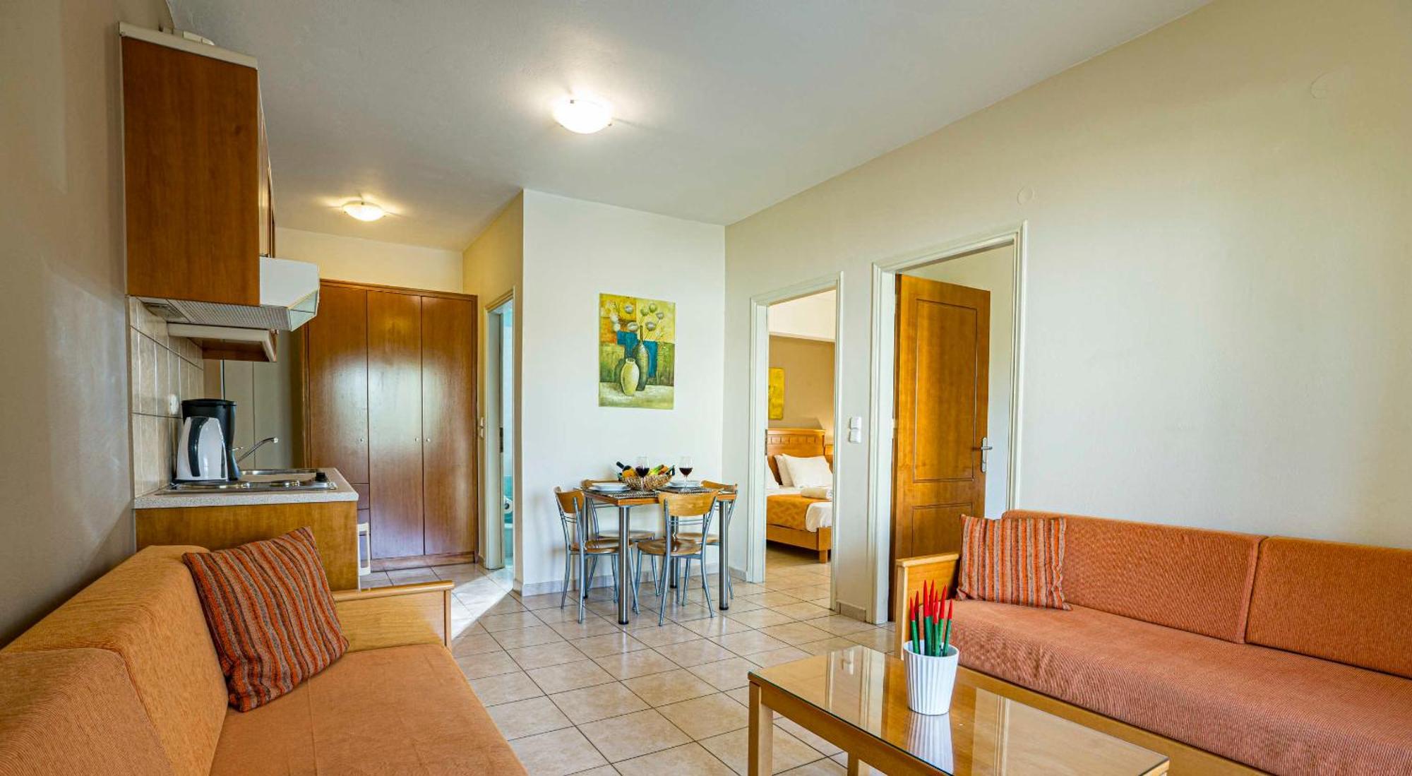 Helios Apartments Kato Daratso Ruang foto