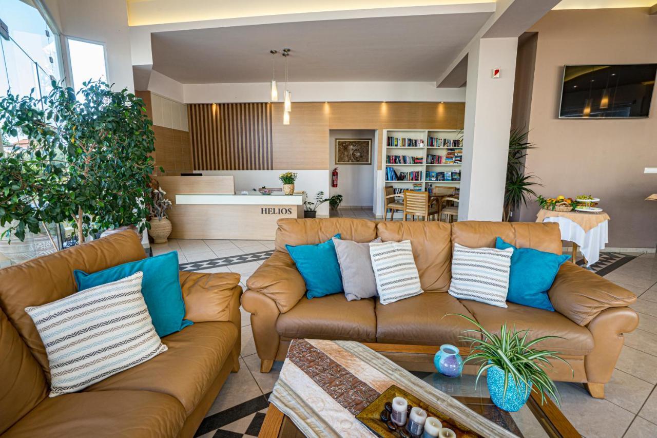 Helios Apartments Kato Daratso Bagian luar foto
